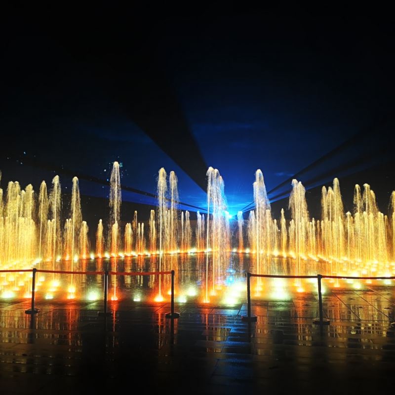 Gas Explosion Fire Fountain