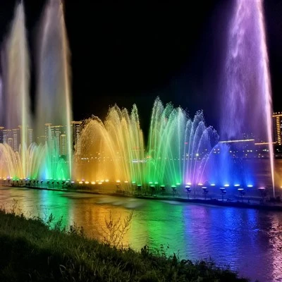 Floating Lifting Musical Fountain